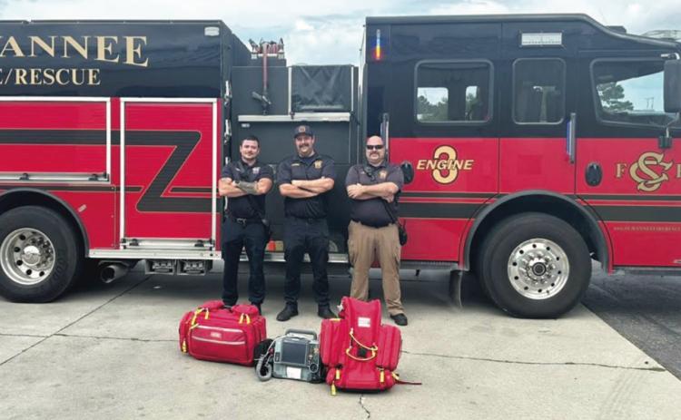 Suwannee County Fire Rescue recently added its third Advanced Life Support engine to provide additional care to patients on medical calls. The ALS engines are equipped with the same equipment that is on ambulances. (COURTESY SUWANNEE COUNTY FIRE RESCUE)
