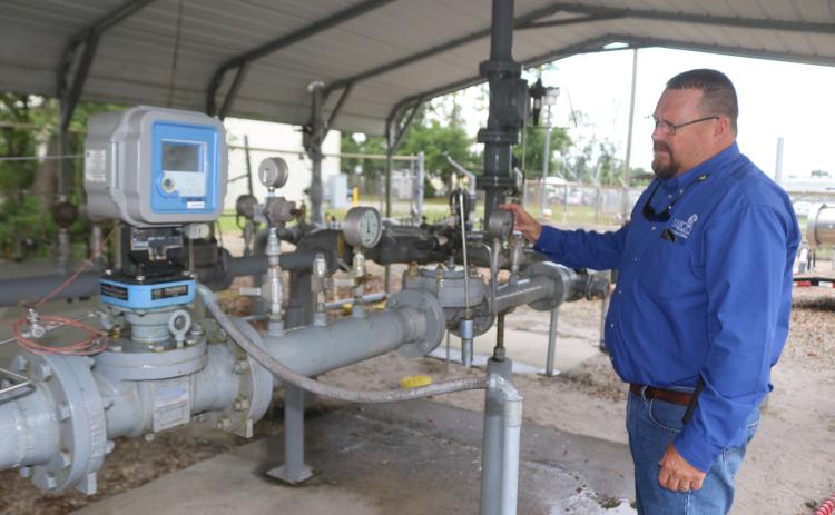 Lake City Executive Director of Utilities Steve Brown said the city will be conducting safety checks on the city’s natural gas pipelines as well as the lateral gas line coming in. (TONY BRITT/Lake City Reporter)