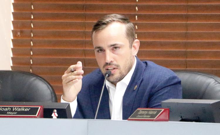 Lake City Mayor Noah Walker said he opposes a tax increase, although the city is considering a 12% hike. (FILE)