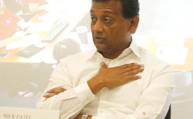 Nick Patel, a member of Columbia County’s Economic Development Advisory Board, said Thursday the land incentive would set a ‘bad precedent.’ (JAMIE WACHTER/Lake City Reporter)