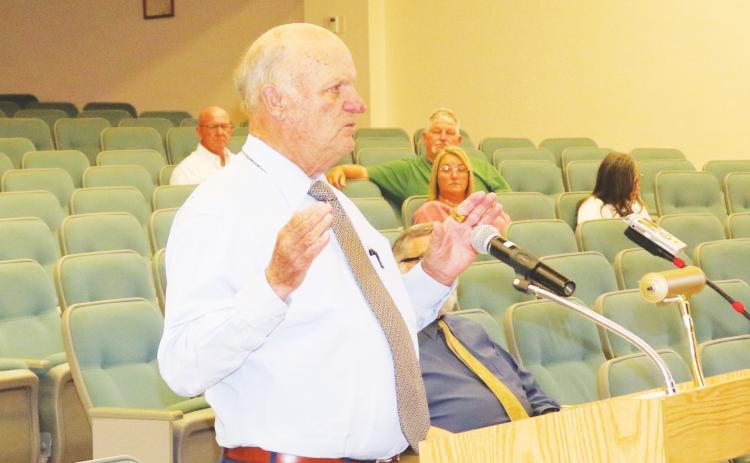 Richard Powell said state revenues aren’t keeping up with growth rates in Columbia County’s operations. (TONY BRITT/Lake City Reporter)