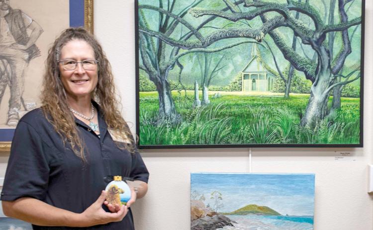 Renee Shiska won first place in the painting division at last year’s Autumn Artfest for ‘The Witness.’ (COURTESY)
