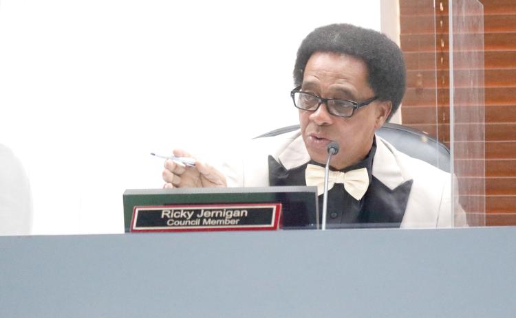 Lake City Councilman Ricky Jernigan echoed City Manager Don Rosenthal’s sentiments when it came time to deciding whether or not to support a raise. (JAMIE WACHTER/Lake City Reporter)