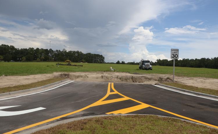 The Cornerstone Crossing at 47 development at the Interstate 75 and State Road 47 interchange is ready to begin, pending assistance from Columbia County on a lift station installation. The project is also seeking to be annexed into the City of Lake City after the County Commission approved an interlocal service boundary agreement on Thursday. (MORGAN MCMULLEN/Lake City Reporter)