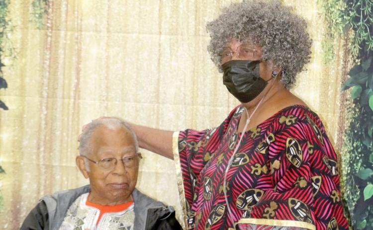 Glynnel (left) and Bernice Presley were honored Saturday afternoon at a program titled ‘A Legacy of Excellence’ for their contributions to the Columbia County community. (TONY BRITT/Lake City Reporter)