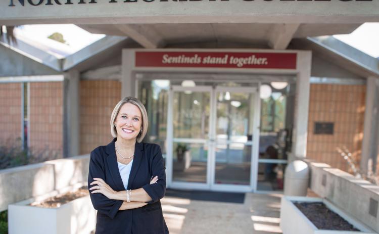 Jennifer Page will begin her tenure as the ninth president of North Florida College on Oct. 1. Page, a Suwannee County native, will be replacing John Grosskopf, who is stepping down due to health concerns. (COURTESY NORTH FLORIDA COLLEGE)