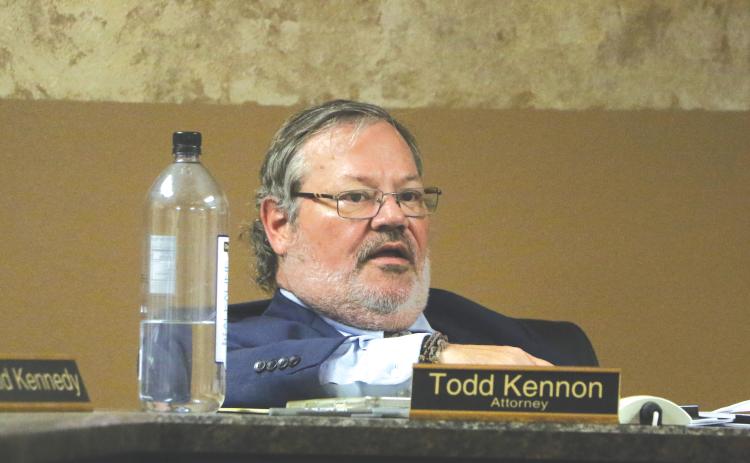 Lake Shore Hospital Authority Attorney Todd Kennon said the City of Lake City is waiting to hear from Meridian Healthcare regarding changes made to the agreement to occupy the LSHA’s main hospital building. (MORGAN MCMULLEN/Lake City Reporter)