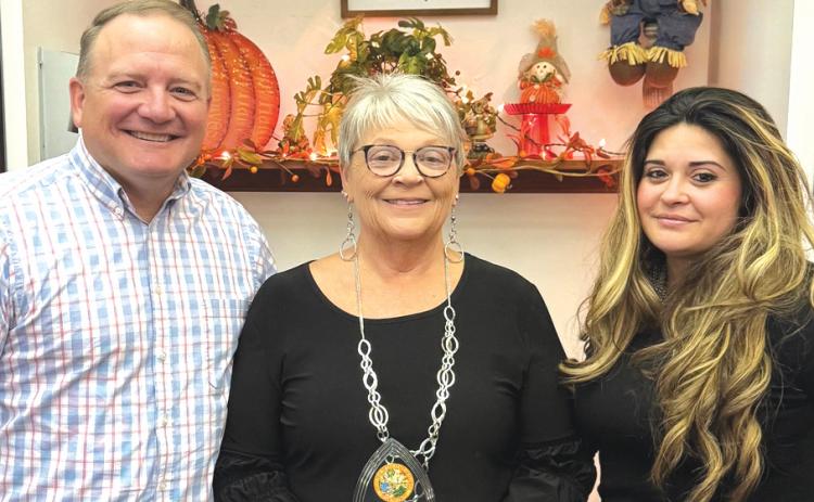Columbia County Tax Collector Kyle Keen (from left), Finance Director La Gina Dow and Finance Clerk Serena Kirby accepted the Legacy Finance Award during the Florida Tax Collector’s Association’s Fall Education Conference. (COURTESY)