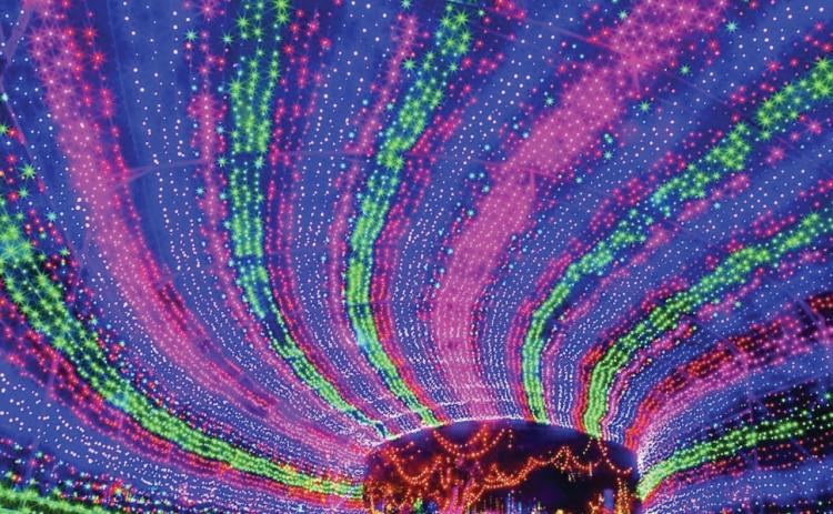 The Suwannee Lights Christmas lights drive-through display opened Friday at the Spirit of the Suwannee Music Park. It will be open through Dec. 30. (COURTESY SPIRIT OF SUWANNEE MUSIC PARK)