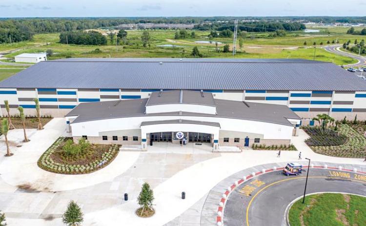 The Wiregrass Ranch Sports Campus in Pasco County is a 98,000-square-foot facility originally built as a regional shelter. Suwannee County has been selected as the host of a shelter for North Florida. (COURTESY FLORIDA SPORTS COAST)