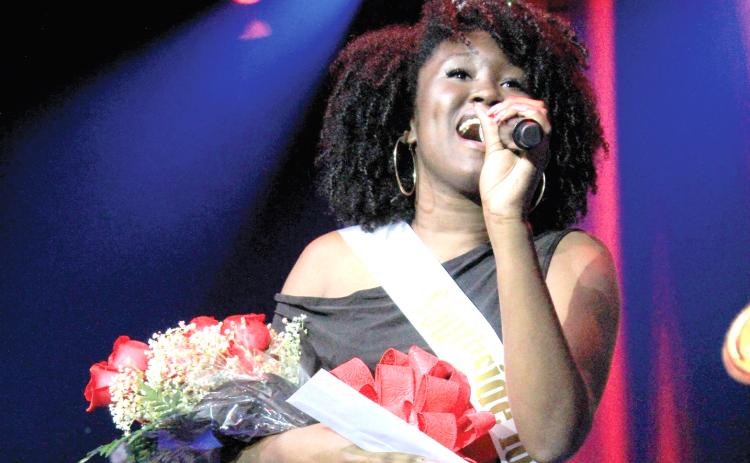 Amari Henderson, a 17-year-old Santa Fe College Academy of Science and Technology student, won the Southside Idol competition Saturday. (COURTESY BRITTANIE DEANNA PHOTOGRAPHY)