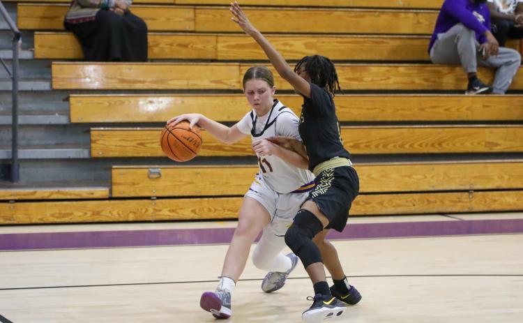 Columbia guard Kinley Cothran led the Tigers with 12 points but it wasn't enough as they fell to Chiles 62-40 in the District 2-5A quarterfinals on Monday. (FILE)