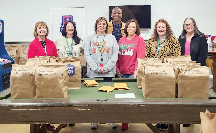 The Live Oak Elks Lodge #1165 used a $4,000 Beach Grant to privde Christmas meals for 589 people within Suwannee County. (COURTESY)