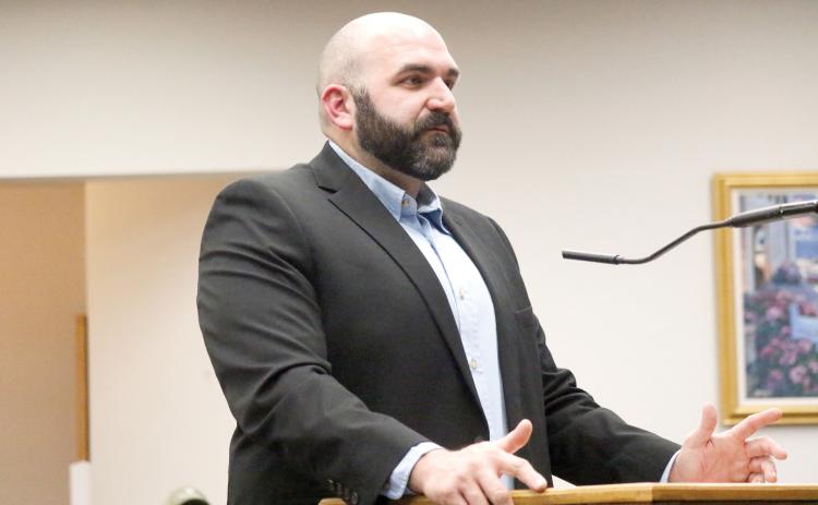 Nicholas Frigiola, the Live Oak Community Redevelopment Agency director, said soil issues at the Heritage Square site led to some changes that would cost an additional $$183,655, but that was within budget. (JAMIE WACHTER/Lake City Reporter)