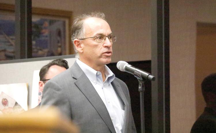 Ken Fioretti with HSKC, LLC, said the Circle K store proposed for the west side of Live Oak will be well lit, open 24 hours a day and prioritize safety. (JAMIE WACHTER/Lake City Reporter)