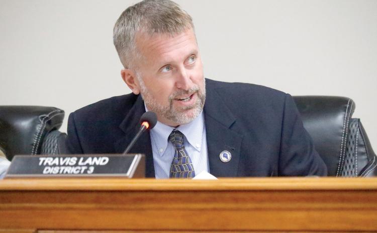 Suwannee County Commissioner Travis Land said the ‘devil is in the details’ when looking at local governments’ budgets, including grant funding. (JAMIE WACHTER/Lake City Reporter)