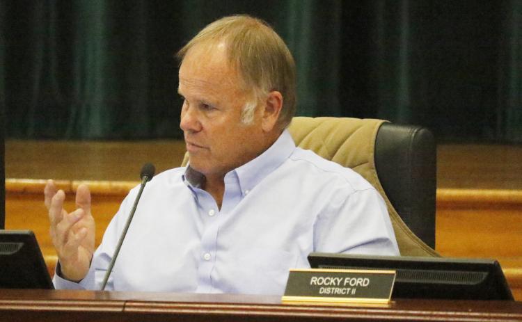 Columbia County Commissioner Robby Hollingsworth said he wanted to do what was best for everybody since the county usually ‘put all the burden on businesses.’ (JAMIE WACHTER/Lake City Reporter)