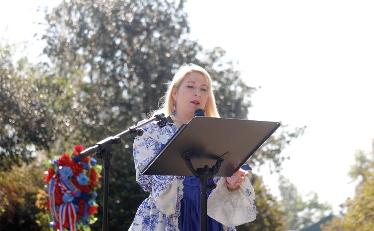 Michelle Harrison, the Freedom Fest committee chair, said the America 250 patriotic historical living timeline parade will make the annual July 4 celebration something the community will never forget. (JAMIE WACHTER/Lake City Reporter)