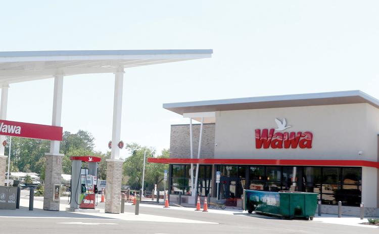 The Wawa convenience store on U.S. Highway 90 will celebrate its grand opening Thursday morning, including T-shirt giveaway and free coffee. (MORGAN MCMULLEN/Lake City Reporter)