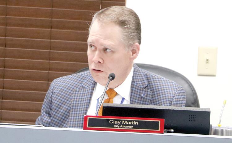 Lake City Attorney Clay Martin said county officials approached the city about a potential purchase of the wastewater treatment plant at the North Florida Mega Industrial Park. (MORGAN MCMULLEN/Lake City Reporter)