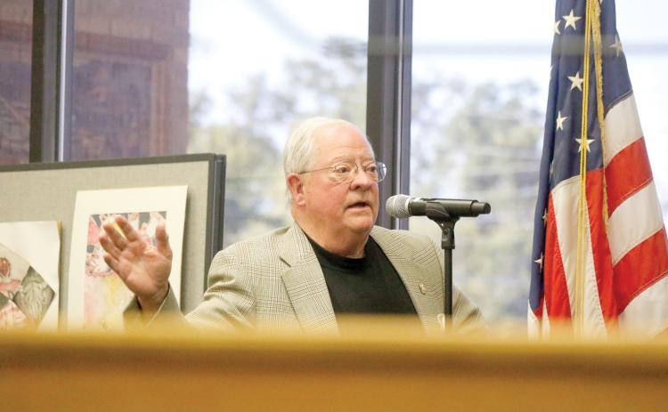 David Chandler told the Live Oak City Council that there is ‘no right time to do the wrong thing’ in reference to granting annexation for a property that is planned to hold a mixed-use development, including a hotel and apartment complex. The council did not approve annexing the property on 11th Street SW. (JAMIE WACHTER/Lake City Reporter)