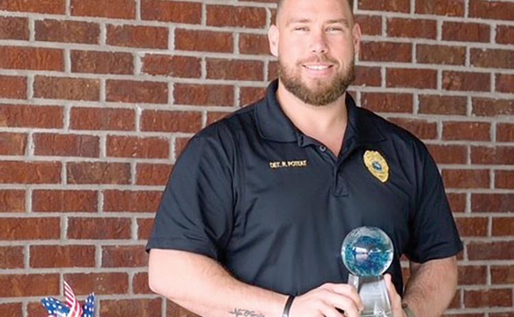 Lake City Police Detective Richard Poteat was named the city’s Employee of the Year. (COURTESY)