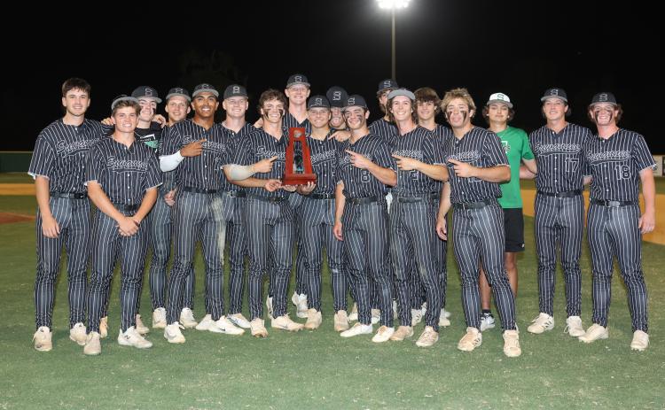 Suwannee repeated as District 3-3A champs with a 4-2 win over Baldwin on Friday. (PAUL BUCHANAN/Lake City Reporter)