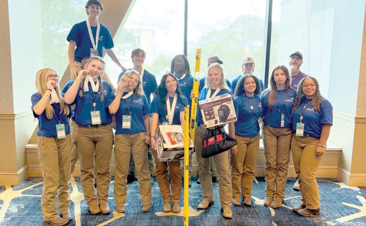 Columbia High’s welding program won two state titles, two runner-up finishes and two third-place finishes in the SkillsUSA state competition in Jacksonville last week. (COURTESY)