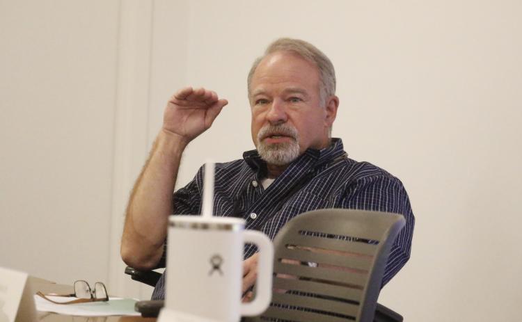 Columbia County Economic Development Advisory Board member Jeff Simmons said that he wants to negotiate the contract with Retail Strategies to iron out some details. (JAMIE WACHTER/Lake City Reporter)