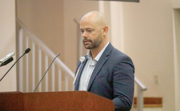 Jeff Avinger, the AmeriPro EMS operations director for Florida and South Carolina, said the company will be fully running its five trucks in two weeks after working through staffing challenges. (JAMIE WACHTER/Lake City Reporter)