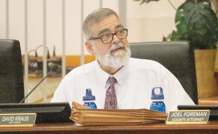 Columbia County Manager David Kraus received a lower score in his annual evaluation from the County Commission, dropping below the ‘satisfactory’ level on the scoresheets. (FILE)