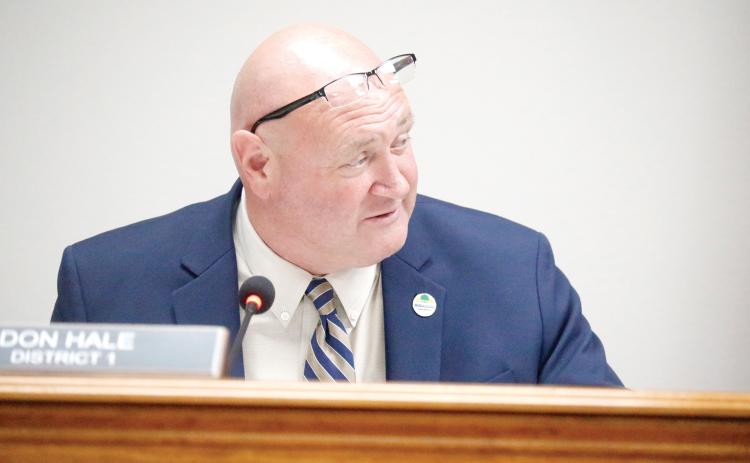 Suwannee County Commissioner Don Hale was on board with others to have a conversation with the City of Live Oak and the Town of Branford about the distribution of gas tax revenue. (JAMIE WACHTER/Lake City Reporter)