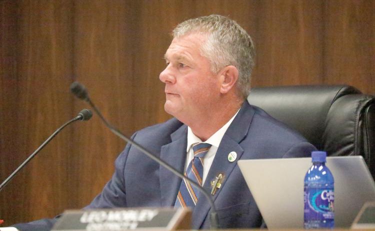 Suwannee County Commission Chairman Franklin White said sometimes it is necessary to protect people from themselves in support of extending the county’s burn ban. (JAMIE WACHTER/Lake City Reporter)