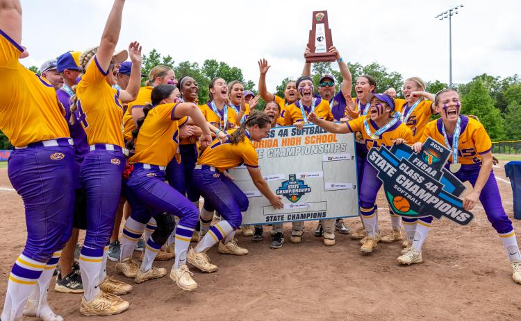 Columbia pitcher Ryleigh Stone advances Columbia on the Class 4A playoff bracket after the Tigers defeated Lake Wales for the state title on May 23. (JACK HOWDESHELL/Lake City Reporter)