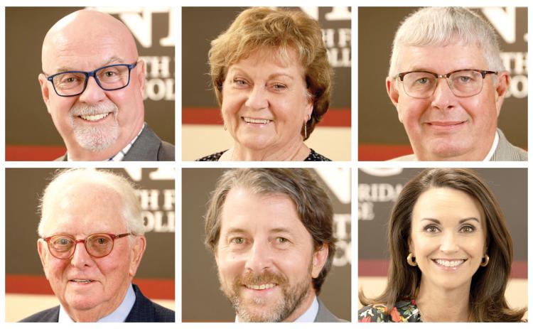 Coker (top left, clockwise), Haas, Lyons, Taylor, Washington and Wright