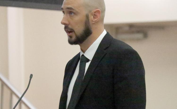 Caleb Perla, a partner with Powell and Jones, said the Columbia County audit showed the county’s finances had a ‘good balance.’ (JAMIE WACHTER/Lake City Reporter)