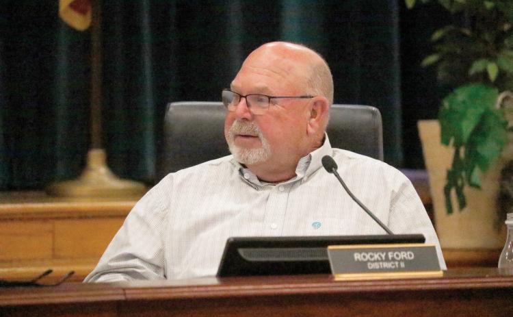 Columbia County Commissioner Rocky Ford was the lone dissenting vote in approving this year’s solid waste assessment. (JAMIE WACHTER/Lake City Reporter)