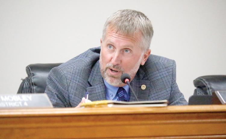 Suwannee County Commissioner Travis land said he welcomed a discussion on the fire and solid waste assessments, noting there could be hard conversations in the future in regards to budgets and funding depending on the property tax vote in November. (JAMIE WACHTER/Lake City Reporter)