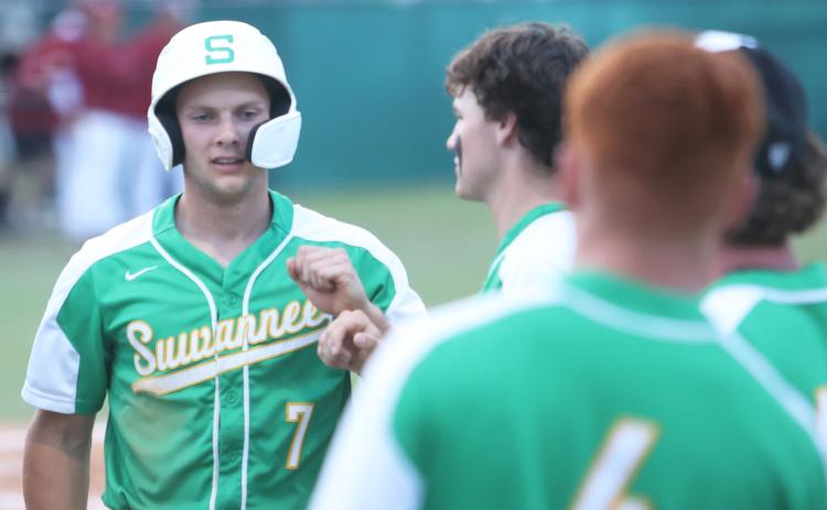 Suwannee third baseman Easton O’Quinn earned freshman All-American honors from MaxPreps in July after hitting .333 with a pair of home runs, 20 runs scored and 21 RBIs for the regional finalist Bulldogs this past season. (FILE)