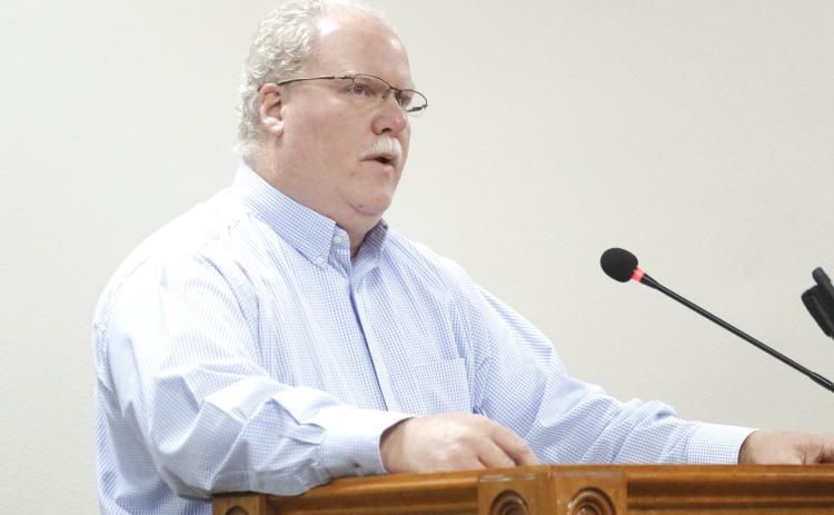 NFWUA Director Shannon Roberts gave a brief overview of the proposed budget for the upcoming fiscal year. (FILE)