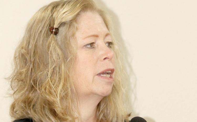 Live Oak Finance Director Tammy Girard said the city has added more than $5 million in funds to its upcoming budget to start the process of infrastructure improvements and repaving of Helvenston Street. (JAMIE WACHTER/Lake City Reporter)