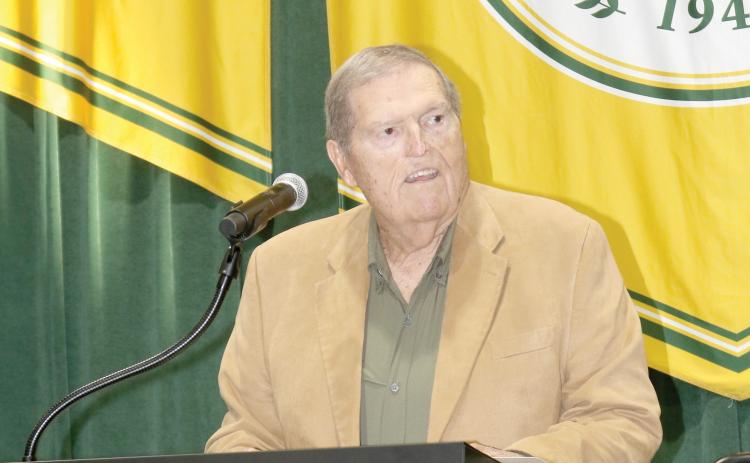 Gerald Dopson, the former city manager of Macclenny, was honored Wednesday by the Foundation for Florida Gateway College as the Friend of the Foundation. (TONY BRITT/Lake City Reporter)