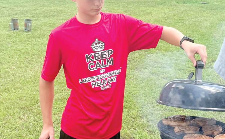 Lafayette County 4-H youth took part in the Northeast District 4-H Tailgate and Grilling competition in Gainesville, three advancing to the state competition. (COURTESY)