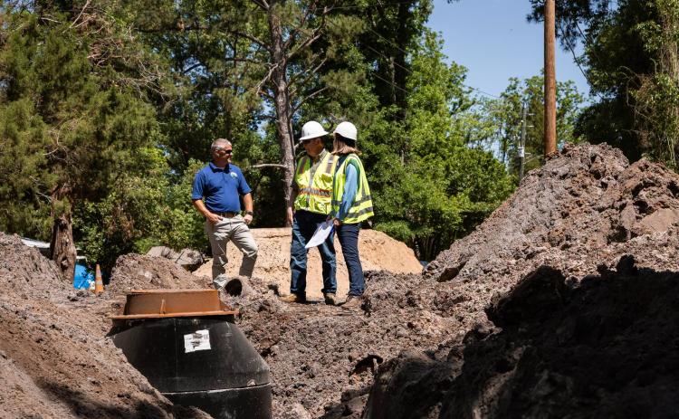 A $6.19 million septic-to-sewer conversion project in the City of Live Oak along U.S. Highway 90, Evelyn Avenue, Lime Street, Duval Street and 105th Road has been completed. (COURTESY SUWANNEE RIVER WATER MANAGEMENT DISTRICT)