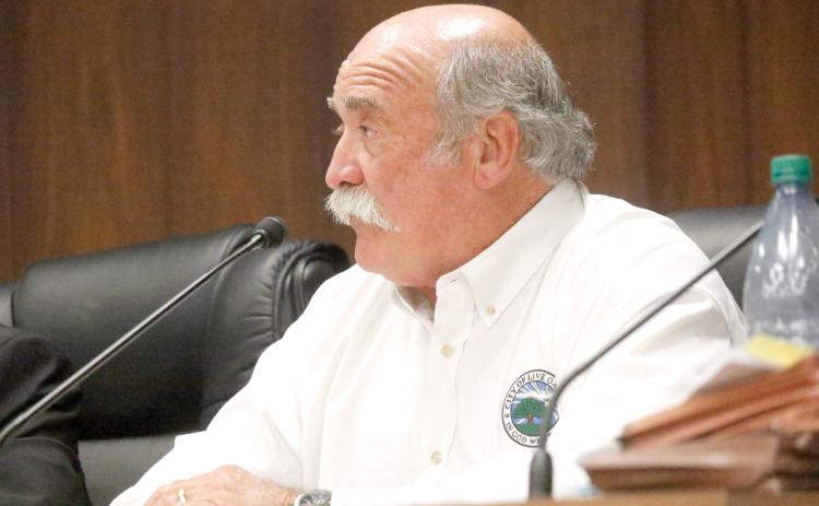 Live Oak City Manager Larry Sessions said it took ‘a lot of work’ to prepare the city’s budget. (JAMIE WACHTER/Lake City Reporter)