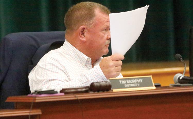 Columbia County Commission Chairman Tim Murphy said the county’s economic development efforts are ‘100% not working.’ (JAMIE WACHTER/Lake City Reporter)