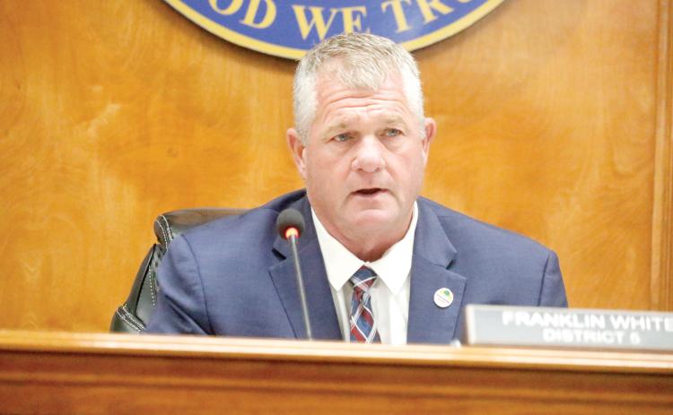 Suwannee County Commission Chairman Franklin White said the rate increases are a compromise in funding the utility operations between the commercial customers and county taxpayers. (JAMIE WACHTER/Lake City Reporter)