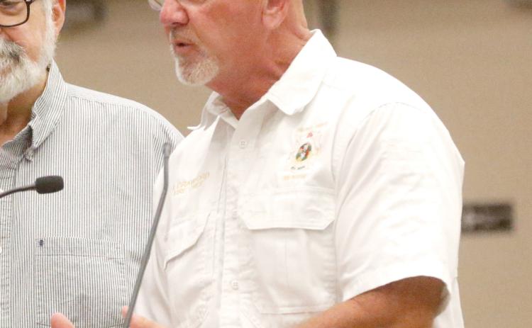 Columbia County Fire Chief Jeff Crawford told the County Commission on Thursday that ultimately it will be the reason EMS succeeds or fails within the county’s operations. (JAMIE WACHTER/Lake City Reporter)
