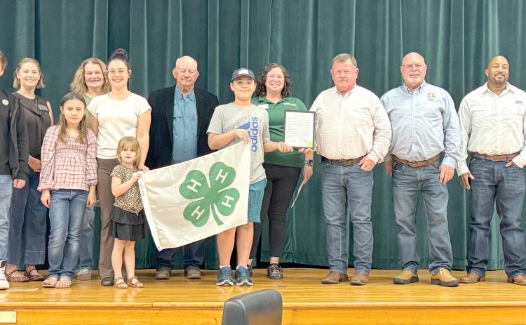 The Columbia County Commission unaimously approved a proclamation at its meeting Thursday declaring Oct. 4-10 as National 4-H Week in Columbia County. (JAMIE WACHTER/Lake City Reporter)