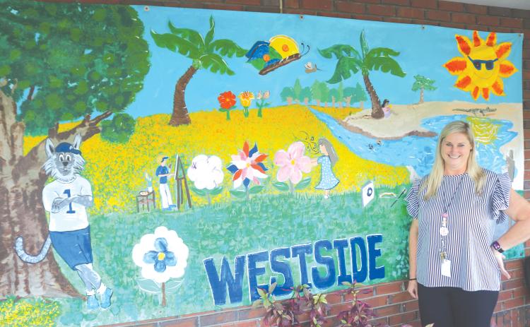 Westside Elementary School principal Rachel Stephens credited students and staff for Westside’s inclusion as a School of Excellence for the 2025-26 school year. (TONY BRITT/Lake City Reporter)